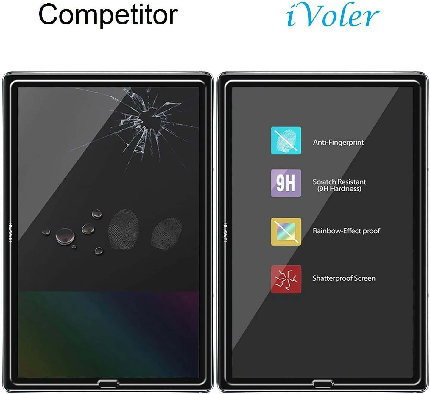 Для планшета Huawei MediaPad M5 10 8 дюйма закаленное стекло экран HD защита глаз закаленная