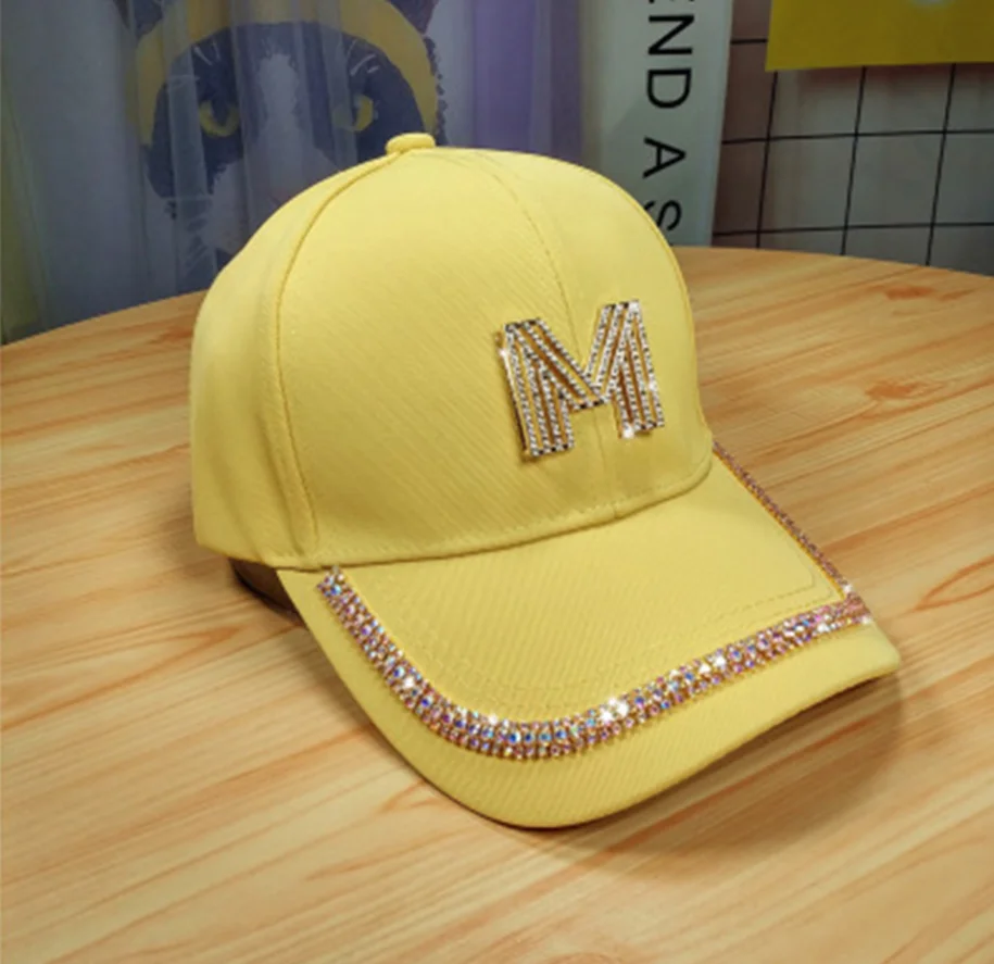 Новинка Женская Регулируемая сетчатая шляпа с вышивкой Стразы дышащая