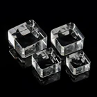 Прозрачная акриловая подставка для дисплея, фотодержатель, основание с хрустальным шариком, настольная подставка с орнаментом, подарок