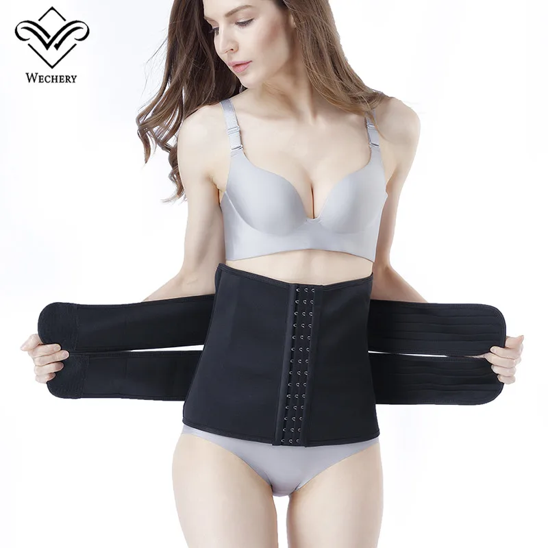 

Женский пояс для похудения Wechery, неопреновый корректирующий пояс с высокой талией для пояс для моделирования тела, S-3XL