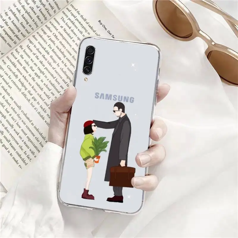 

Movie Leon sexy love Phone Case Transparent for Samsung s9 s10 s20 Huawei honor P20 P30 P40 xiaomi note mi 8 9 pro lite plus