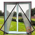 Занавеска на окно с насекомыми, самоклеящаяся противомоскитная сетка на молнии, невидимая, под заказ