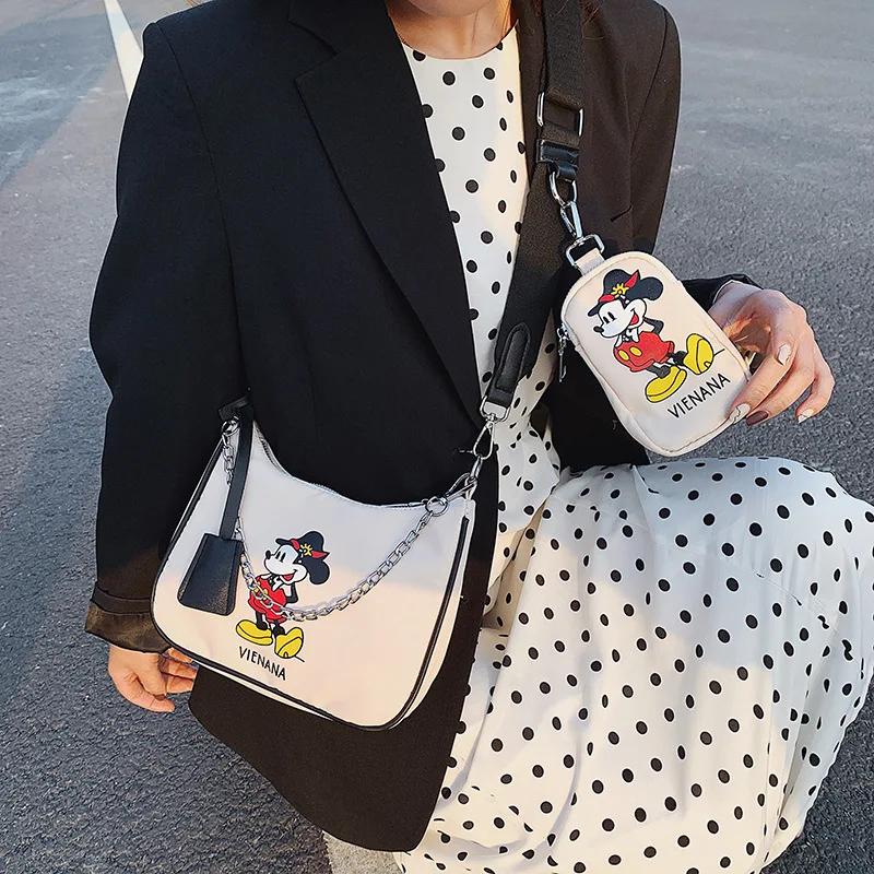 2 шт. Женская нагрудная сумка с изображением Микки-Мауса | Игрушки и хобби