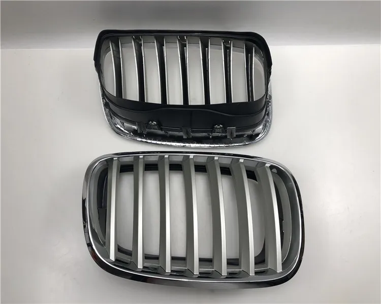 Решетка радиатора переднего бампера RQXR для BMW X5 E70 X6 E71 E72 2007-2013 с гоночными грилями