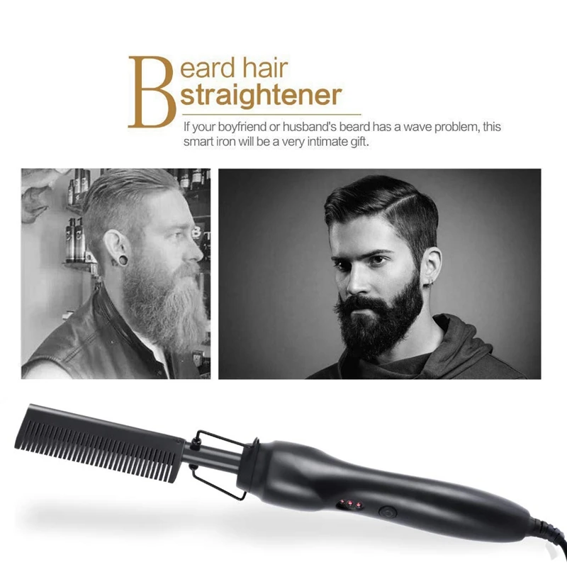 

Electric Curling Comb Wet and Dry Electric Hair Straightening Comb Hair Straightener Comb