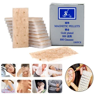 5 коробок, релаксационные наклейки для ушей, терапия, прессование, пластырь для аурикулотерапии, магнитные бусины для массажа ушей, для похудения и тела