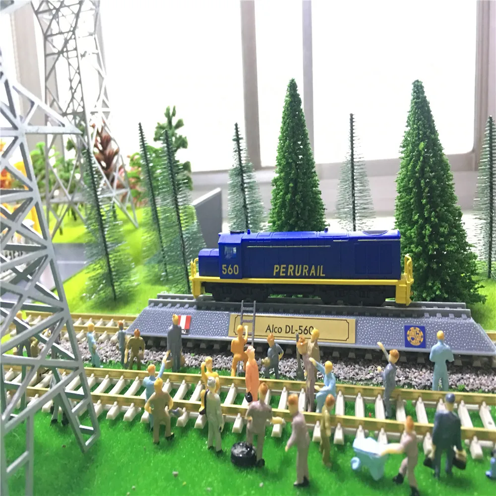 Модель поезда в масштабе N Паровая паровоза пластиковая статическая модель