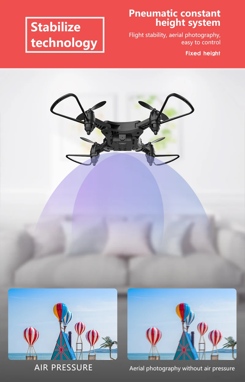 Мини-Дрон WiFi FPV камера 4K HD удержание высоты RC Дрон вертолет один ключ возврат складной мини-Квадрокоптер высокое качество Дрон