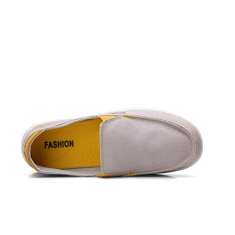 

2020 Spring Autumn Casual Men Shoes Hard-Wearing Mens Canvas Shoes Breathable Mens Sneakers Slip-on Canvas Walking Shoes Men