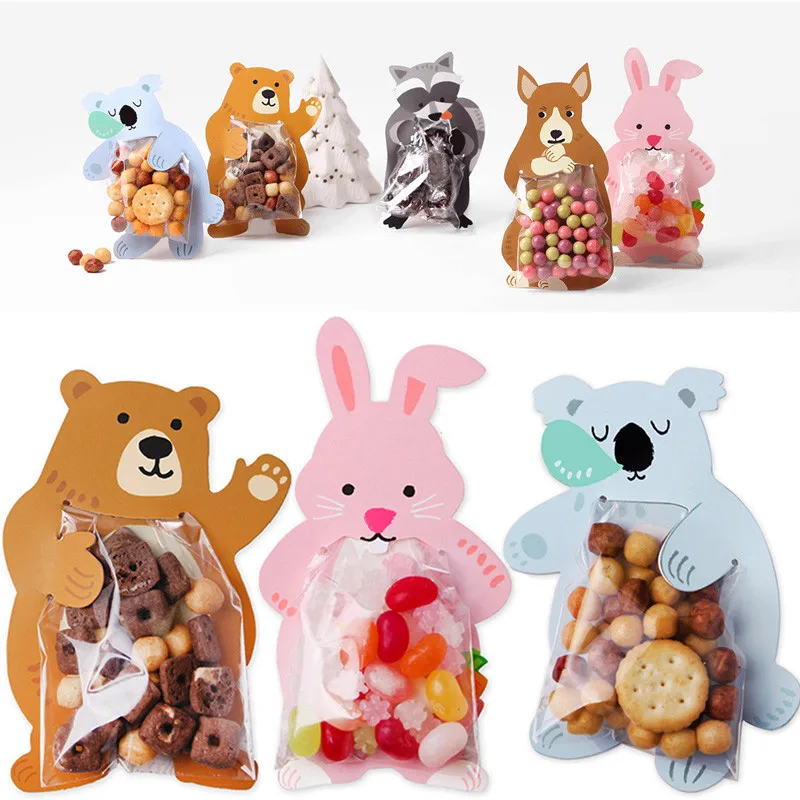 10 шт подарочный сувенир для вечеринок мешки конфет Свадебный милый мультфильм