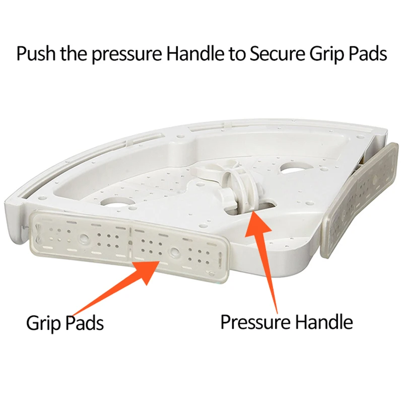 Угловая полка без дрели тройной настенный угловой стеллаж для хранения