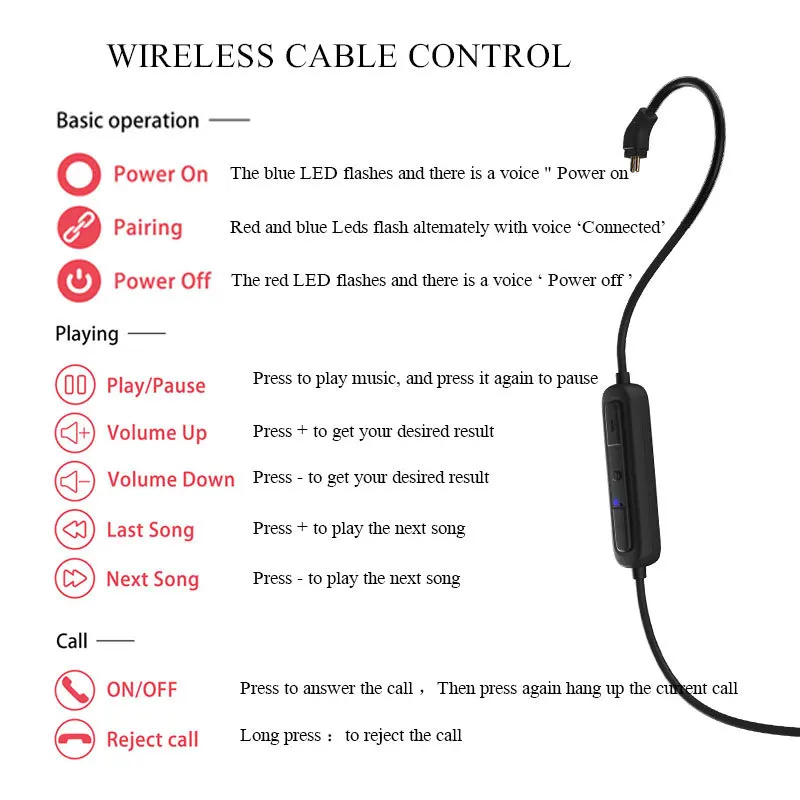 Обновленный Bluetooth кабель 2pin Hi Fi mmcx 0 78 мм съемный для V90 SE215 UE900 QT3 ZS10 CCA C04