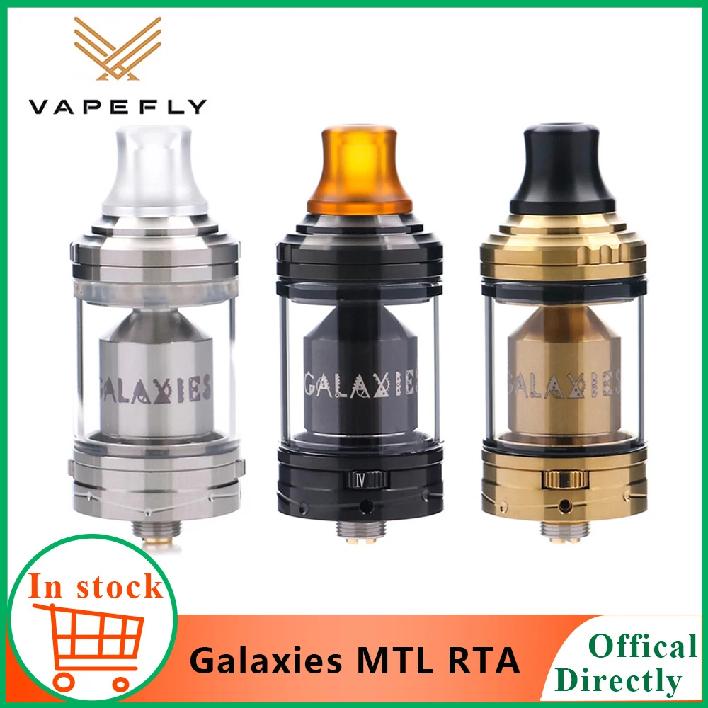 2 шт. электронная сигарета Vapefly Galaxies MTL RTA 3 мл/5 мл 8 Управление потоком воздуха