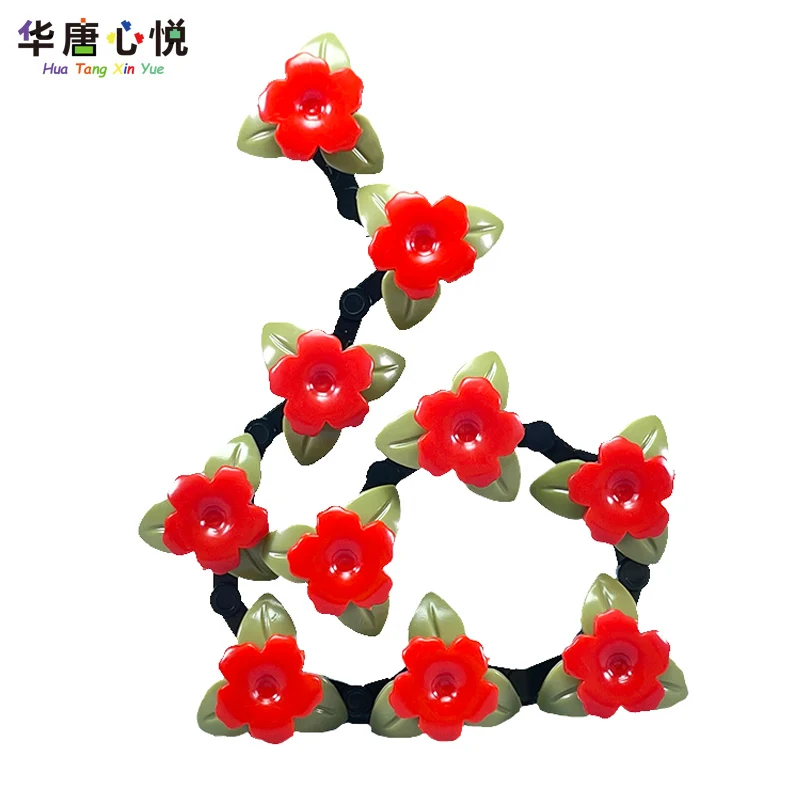 

MOC City Earth Green Branches Sun Flower Model Educational Toys Ornaments Suitable For Children Building Blocks Gifts Cities
