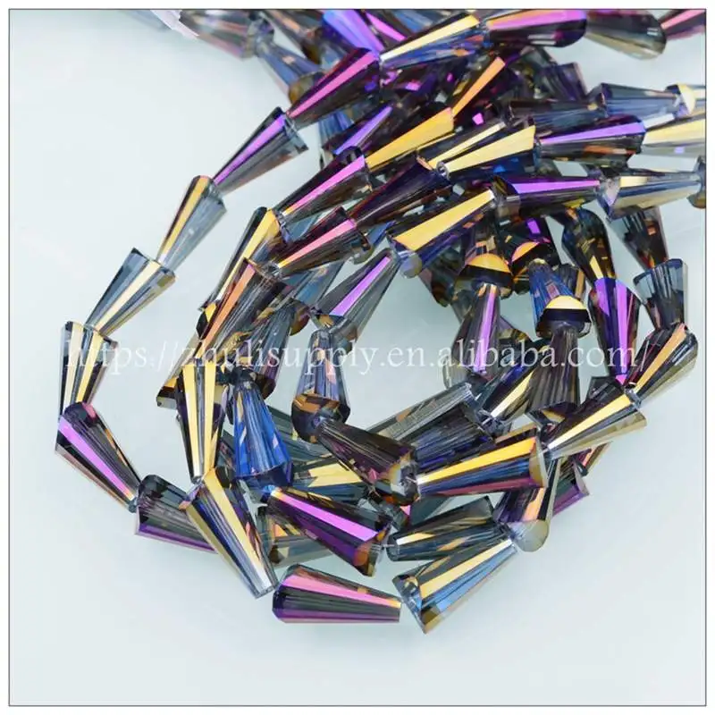 Высококачественные хрустальные бусины в форме башни 3/4/6/8 мм высококлассные