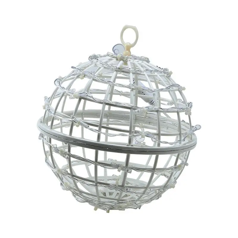 

1pcs 20cm 22V LED String Light Ball Shaped Outdoor Waterproof Night Light Lamp For Street Garden Decoration EU Plug