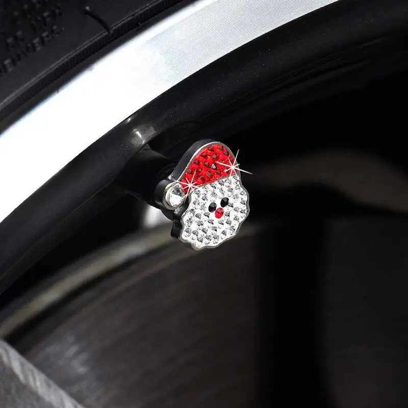 4 шт. Авто шток клапана шины автомобиля колпачок болта-в алюминиевой Theftproof