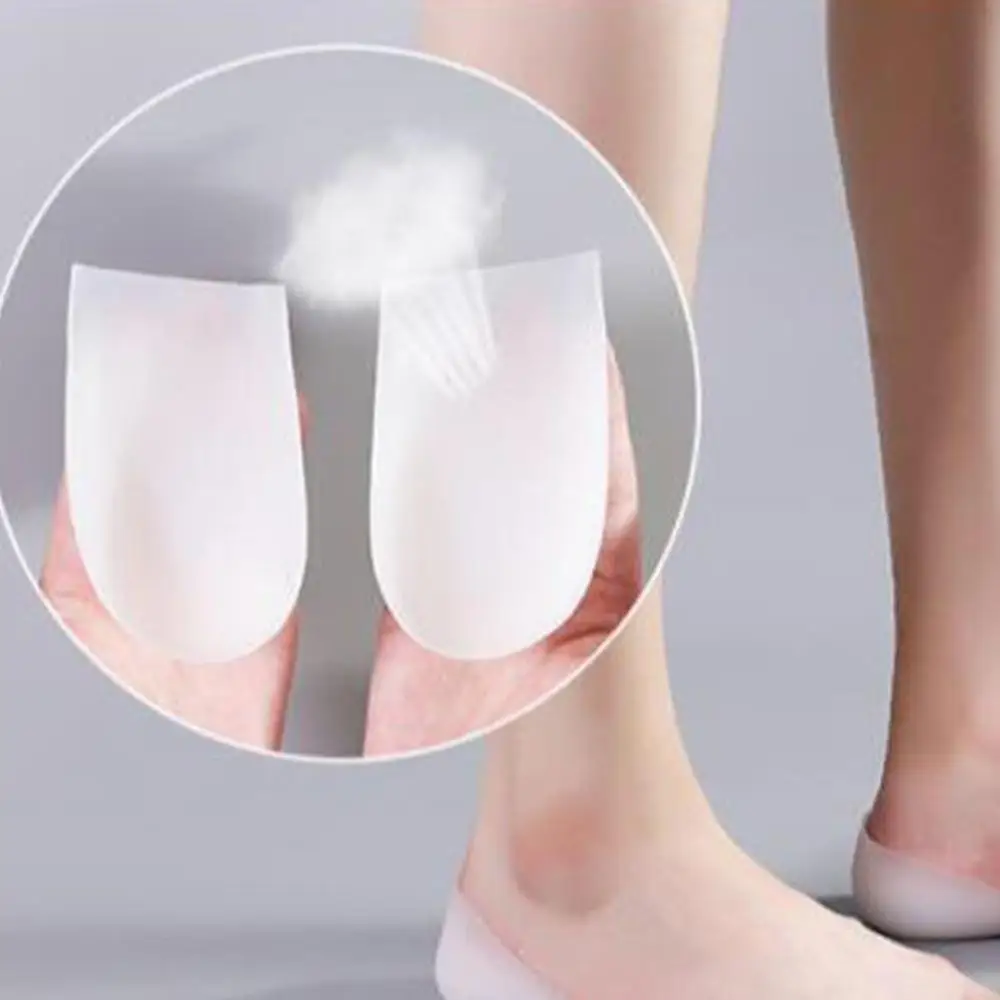 Силиконовые стельки для увеличения роста пяточной подушки невидимые носки