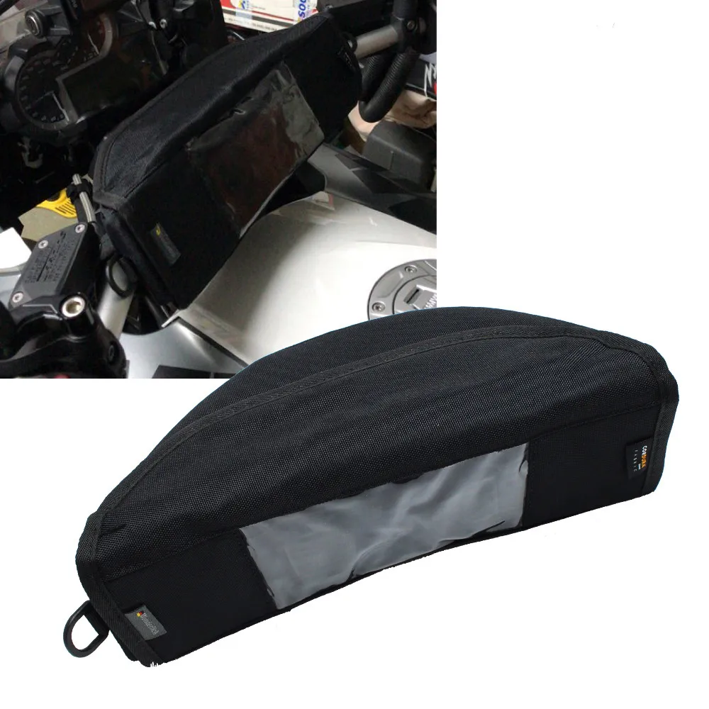 Сумка на руль мотоцикла для BMW R nineT Pure скремблер Urban G/S|Кожаные и седельные сумки| |