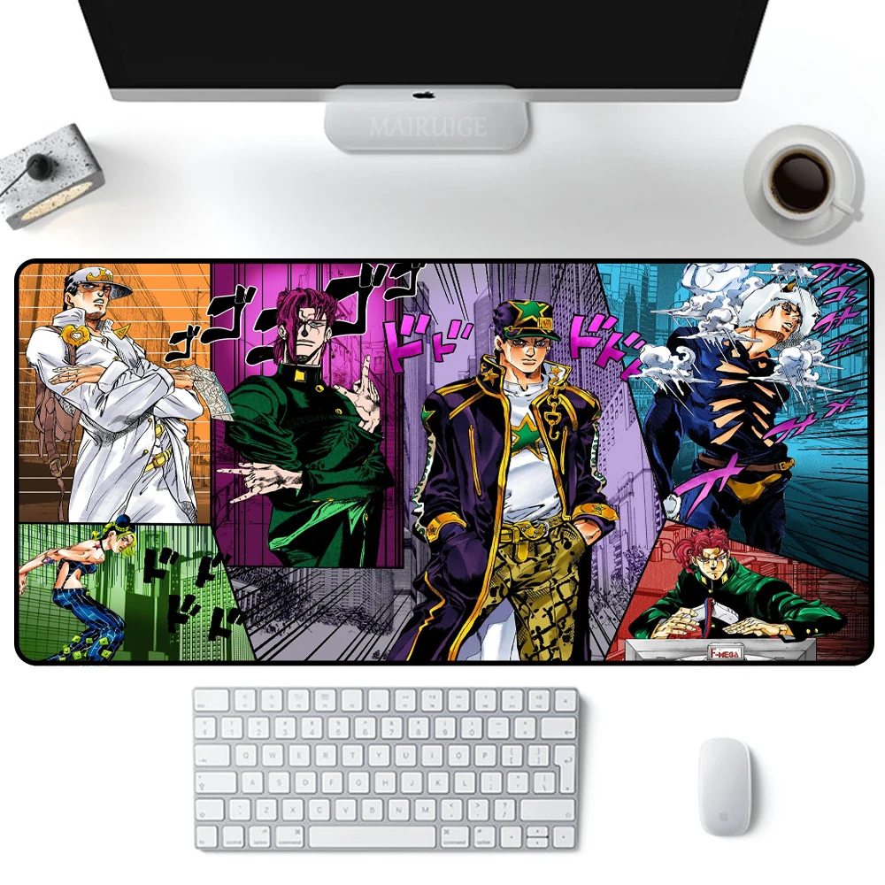 

Mairuige Jojo Bizarre Adventure Mousepad Table Computer Gamer Keyboard Carpet Keyboard Mat Desk Pad Gamer Girl Rug Laptop Xxl