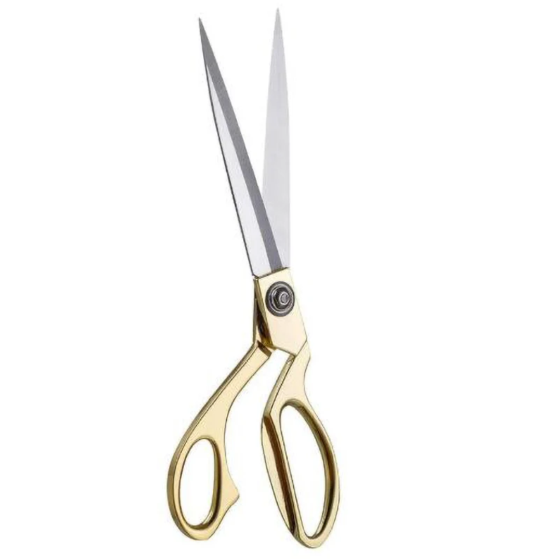 Gold Fabric Scissors Stainless Steel sharp Tailor Scissors clothing scissors Professional Duty Dressmaking Shears Sewing Tailor  - buy with discount