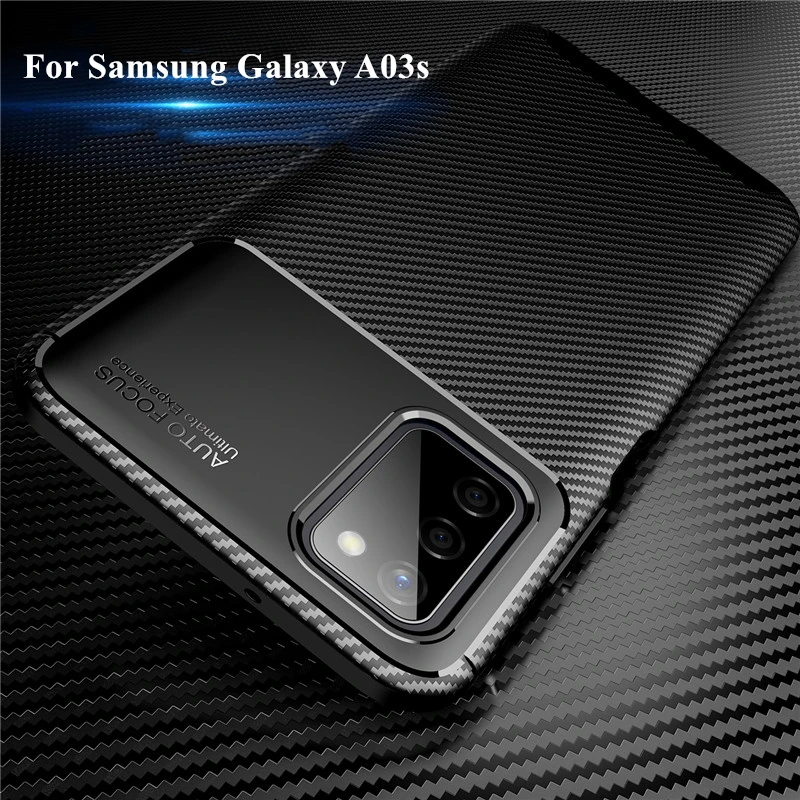 

For Samsung Galaxy A03s Cover Case For Samsung Galaxy A03s Coque Shell Soft Business Phone Bumper For Samsung A03s