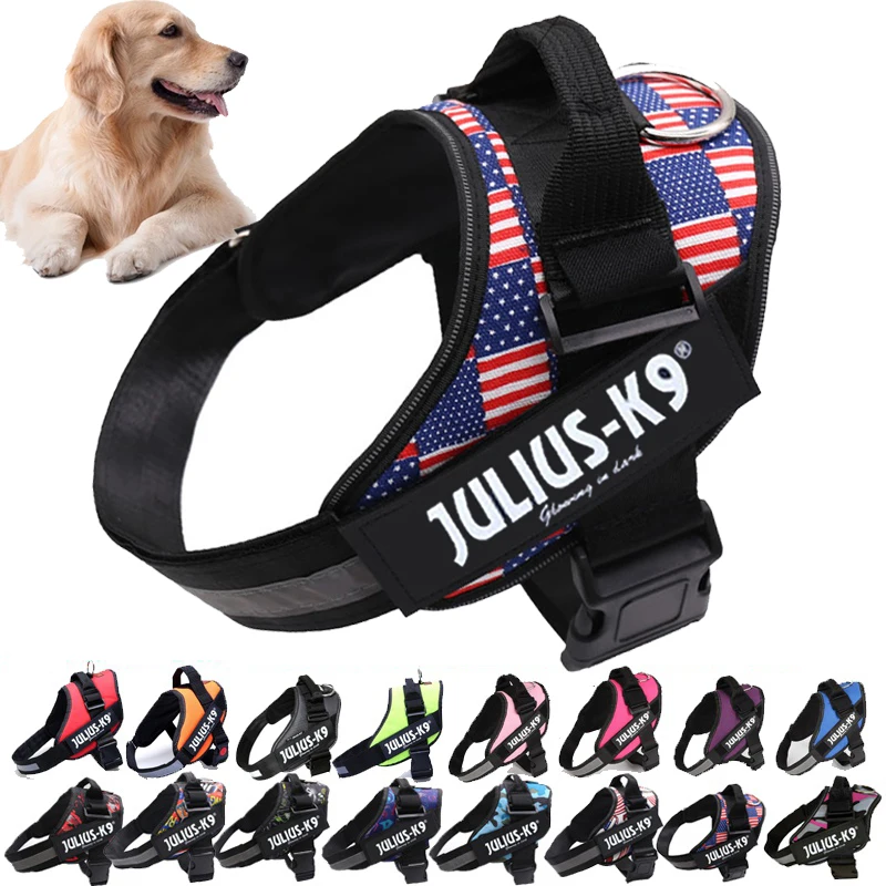 

Регулируемая нейлоновая шлейка-поводок для собак K9