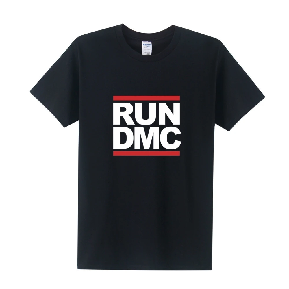 

Men Short Sleeve Cotton T-shirt New DMC Run DMC Printed Tee Shirt Plus Size Men Clothing