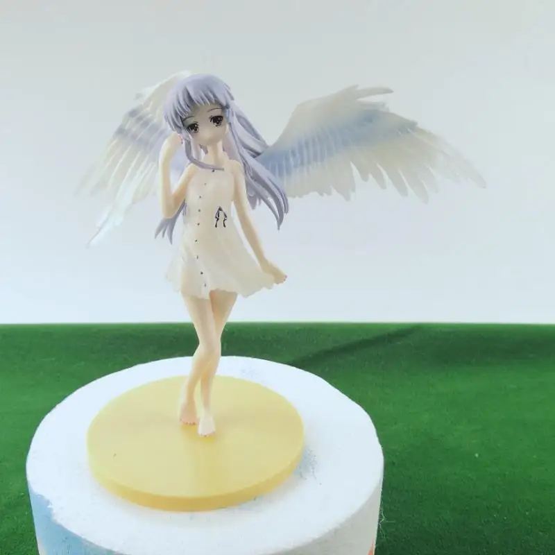 1 шт. милые девушки мультфильм 15 см Angel Beats Татибана Kanade ПВХ фигурки модель куклы