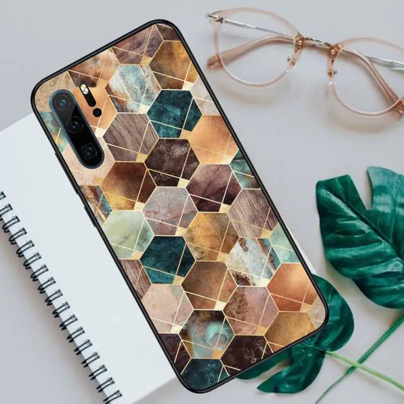 

Marbled pattern Phone Case For Huawei honor Mate P 9 10 20 30 40 Pro 10i 7 8 a x Lite nova 5t