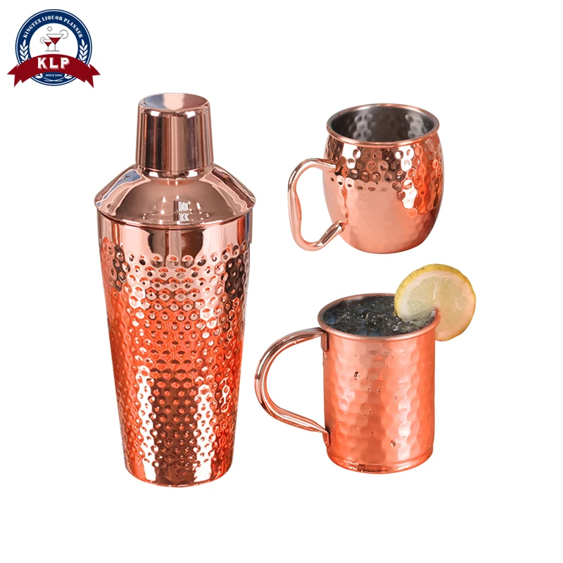 Классический набор инструментов для бара из нержавеющей стали 6 шт. с медным