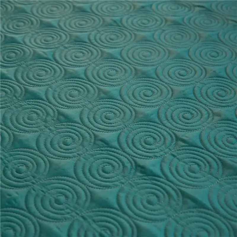 

Solid color 3/5PCS Egyptian Cotton Silky Bedspread Coverlet Quilted Thick Duvet Quilt bed cover Pillow shams Queen King size