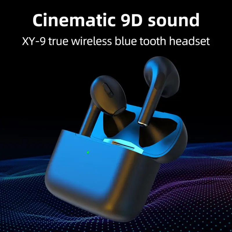 

bluetooth wireless earbuds tws headset hifi stereo sound smart touch noise reduction charging box with microphone for all phones
