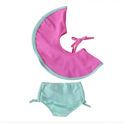 2020 1-5Years дети для маленьких девочек с оборками и бантом купальный костюм