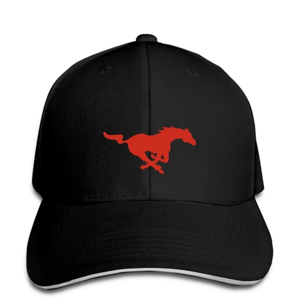 

Baseball Cap Southern Methodist Mustangs Logo Hat Peaked Cap