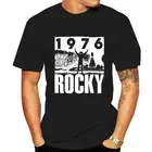 Футболка с изображением Рокки Бальбоа New Black Rocky 1976 100% хлопок SM - 5XL бокс