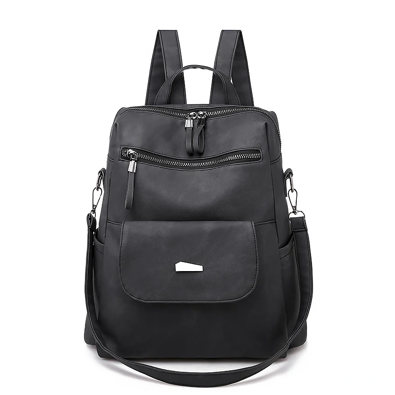 Мода Rugzak женский Mochila PU кожаные школьные сумки для девочек-подростков sac высококачественный Женский рюкзак для путешествий сумка для отдыха XA500H - Цвет: Black