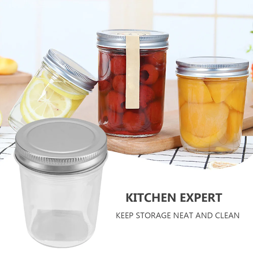 6 шт. герметичный контейнер для хранения меда банки икры джема стеклянная бутылка