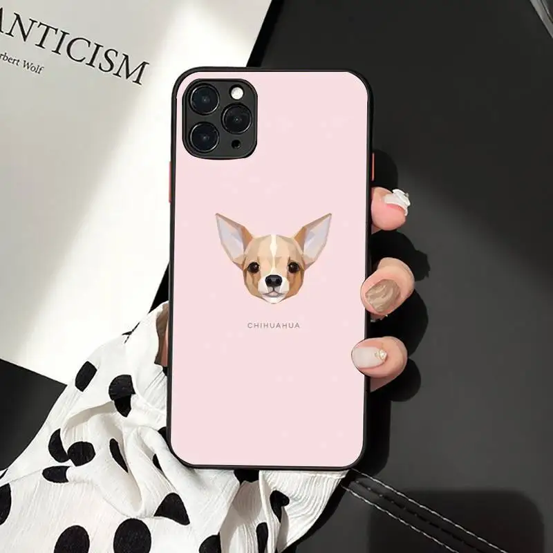 

Chihuahua Dog Phone Case For iPhone 11 8 7 6 6S Plus 7 plus 8 plus X XS MAX 5 5S XR 12 11 Pro max se 2020 Funda Cover