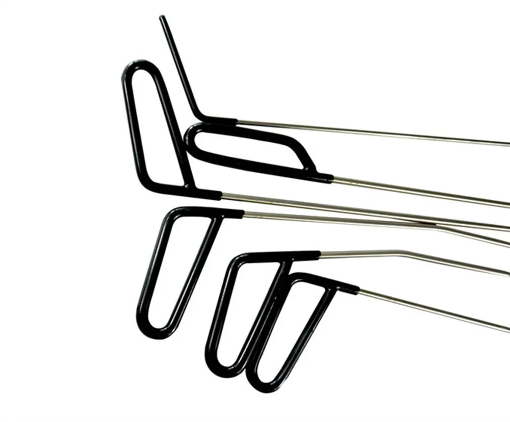 comprar Varas De Pdr 16 Pçs Auto Corpo Reparação Dent Pdr Gancho Ferramentas Remoção Danos Causados Por Granizo Com Martelo Dent Tap Down Ferramenta Para Carro Dent Ding Remoção