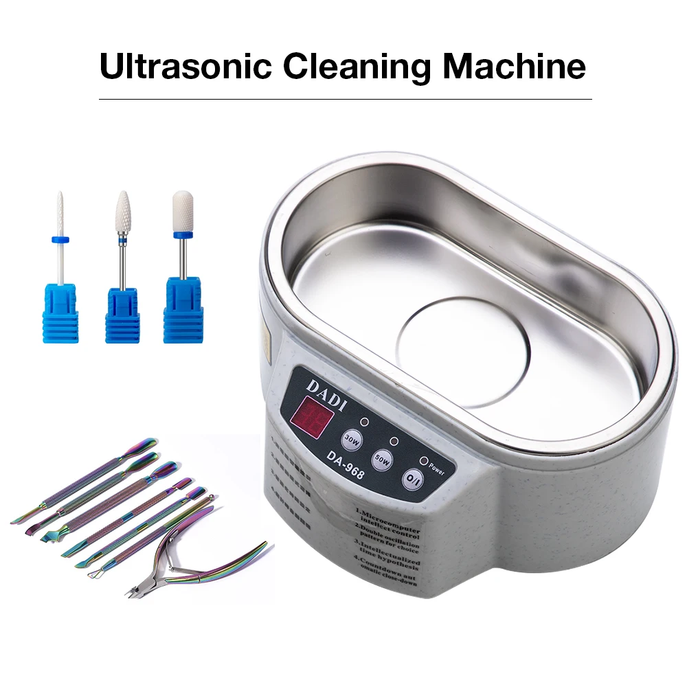 Мини Ультразвуковой очиститель для ногтей инструмент дрель печатная плата