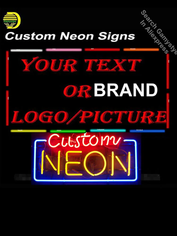 NEON SIGN For Detailing With Car Logo neon Light Sign Advertise Window Hotel Neon Indoor Signs Pet Shop Glass Display Board | Освещение