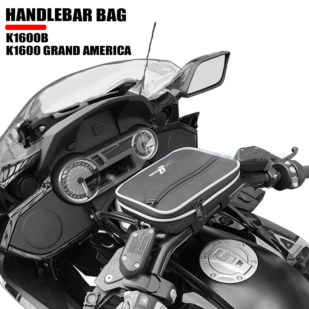 

For BMW K1600B K 1600 B K1600 Grand America GA Motorcycle Accessories Waterproof Bag Storage Handlebar bag Travel Tool bag