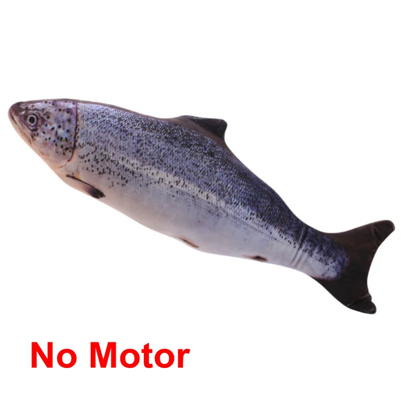 

30CM Electronic Pet Cat Toy Electric USB Charging Simulation Fish Toys Plush 3D Fish Interactive Fish Catnip Toys