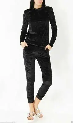 Женские модные однотонные бархатные толстовки с длинным рукавом и брюки