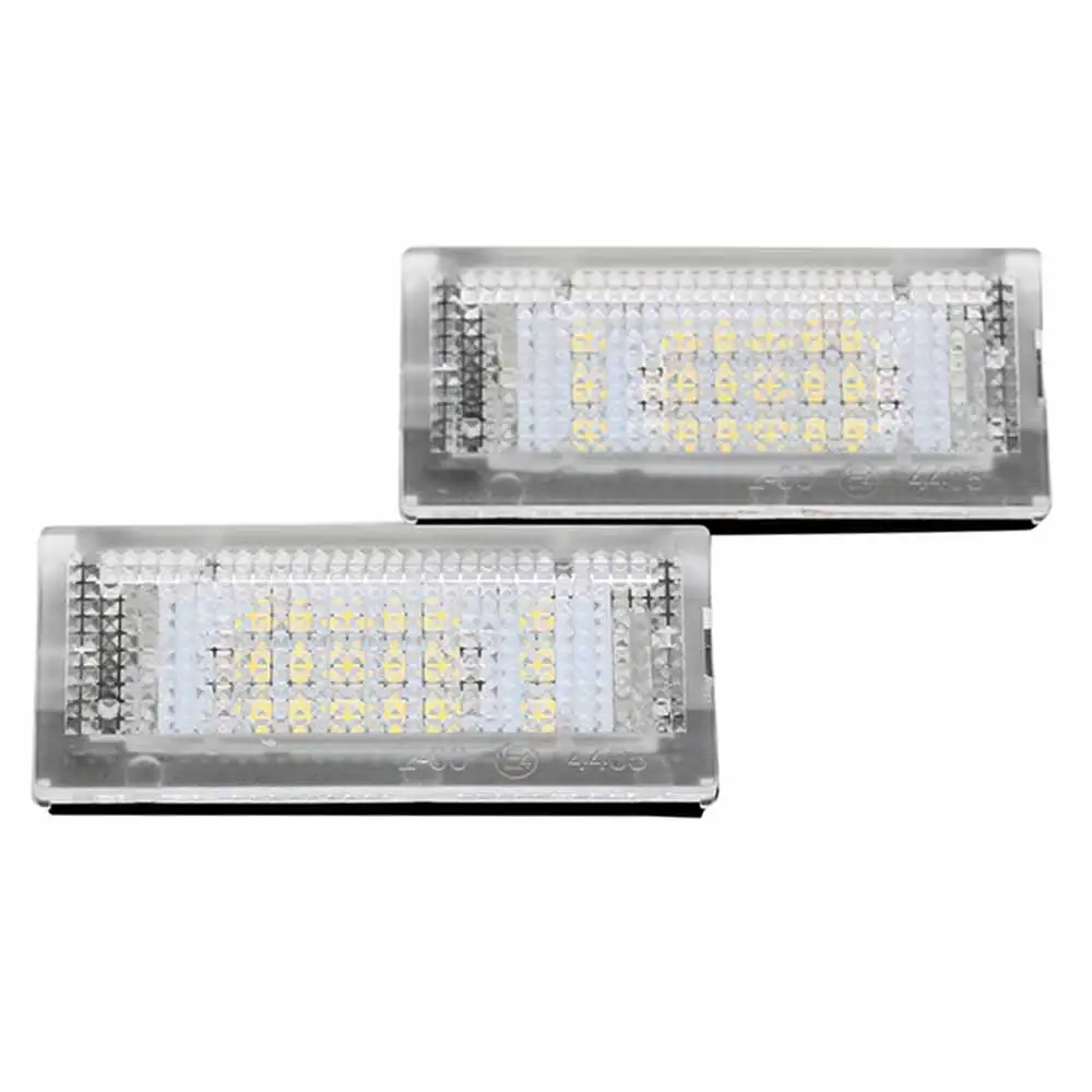 

2 шт. светильник Светодиодные лампы для номерного знака, 12 В, для BMW 3 серии E46 1998-2003