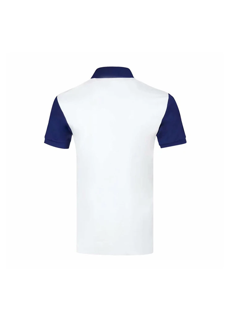 

Multicolor stitching design novel men's Polo T-shirt High-end clothing golf T-shirt