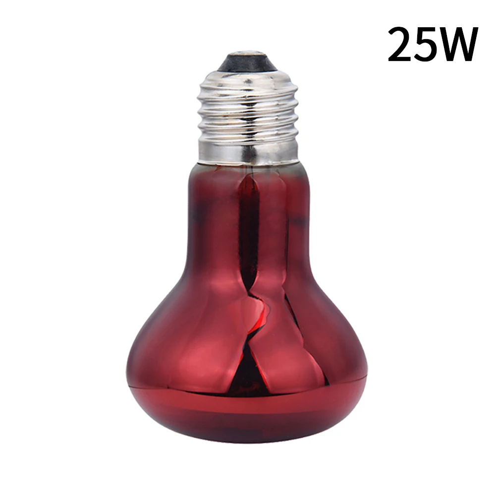 Red 25w Мини-25/50/75/100 Вт лампа для рептилий обогреватель для рептилий E27 УФ дневной и ночной амфибия броши в виде ящерицы светящаяся черепашка светильник в виде змеи рептилий BulbLight - Цвет: Red 25w