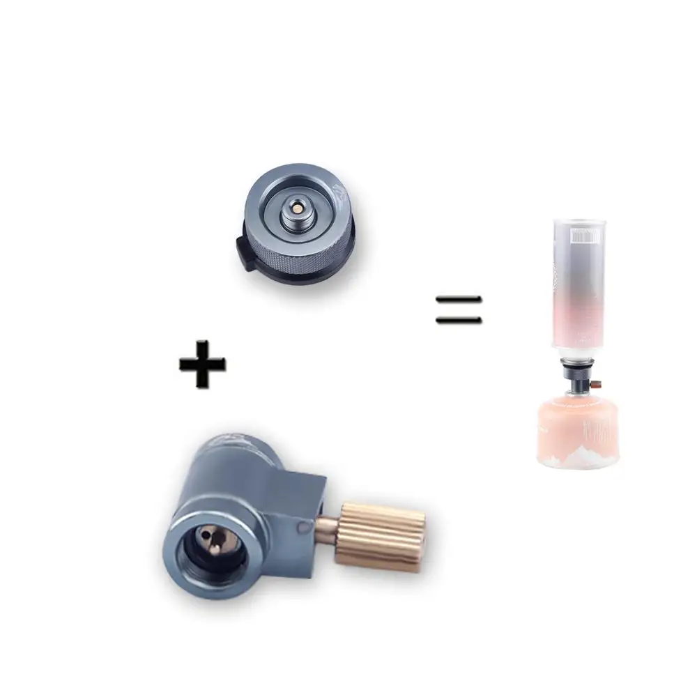 Kuulee газовый Конвертор клапан канистра газ перезаправка адаптер вентиляционное