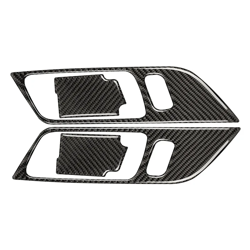 

Interior Mouldings For Ford Mustang Carbon Fiber Grain Car Interior Decoration Cover Kit Stickers For Ford Mustang 2015 - 2019